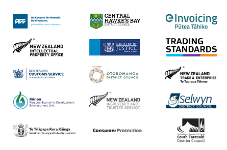 Created by government – Picture of logos from various government agencies and local or regional councils.